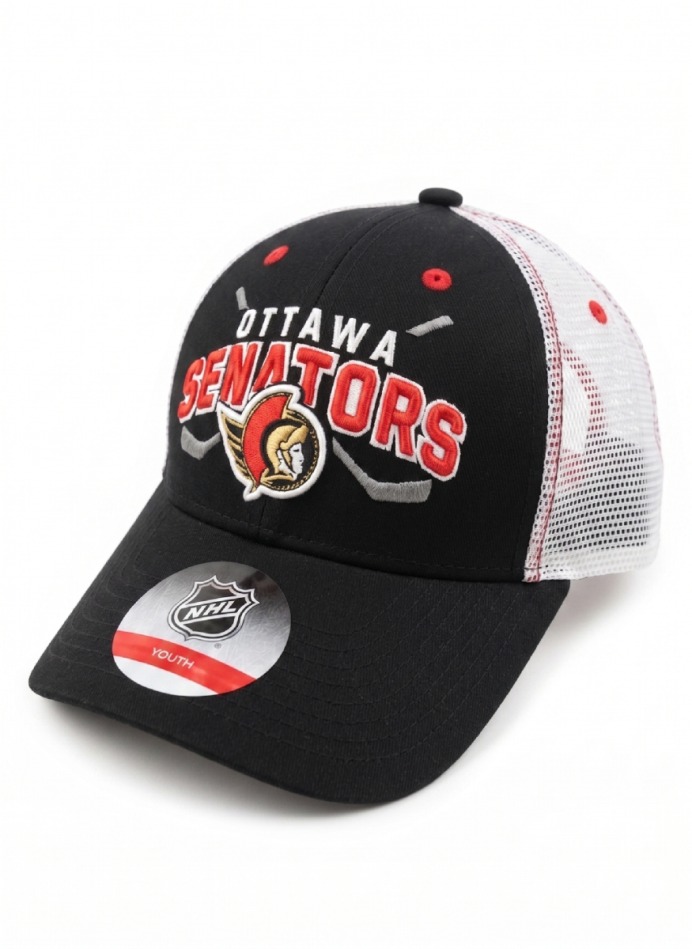 Ottawa Senators dětská čepice baseballová kšiltovka Lockup Meshback Adjustable - Ottawa Senators dětské oblečení