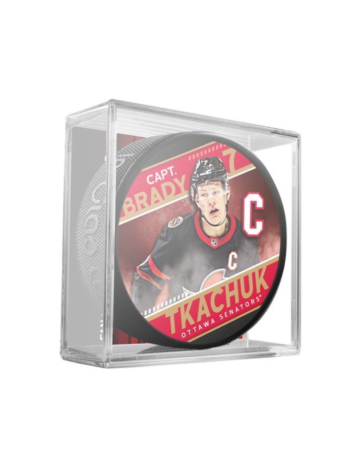 Ottawa Senators puk Brady Tkachuk Captain Collection - Ottawa Senators hokejové vybavení
