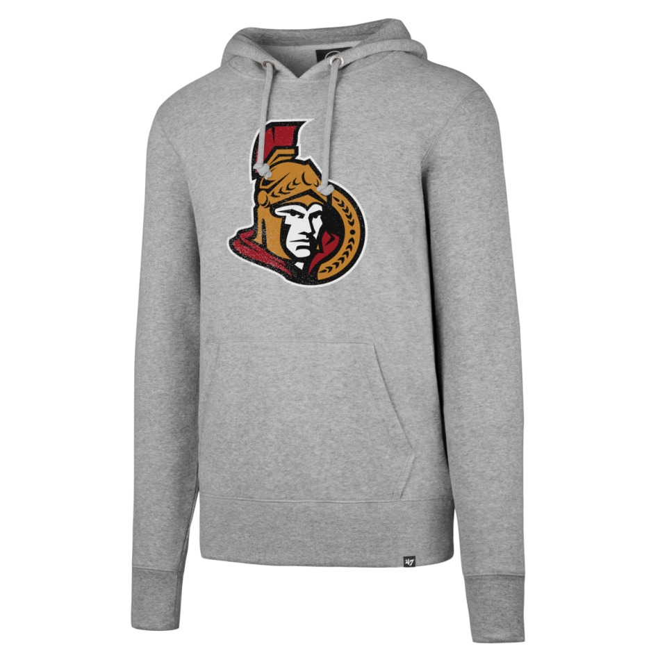 Ottawa Senators pánská mikina s kapucí 47 Knockaround Headline grey