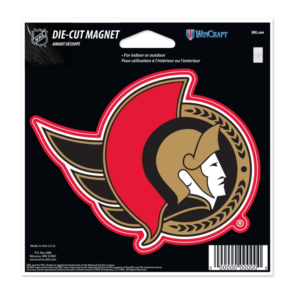 Ottawa Senators magnetka Die Cut - Ottawa Senators ostatní suvenýry