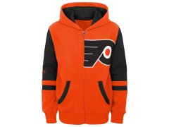 Philadelphia Flyers dětská mikina s&nbsp;kapucí faceoff colorblocked fleece full-zip