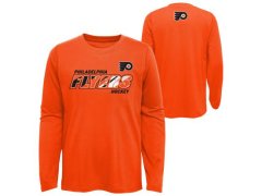 Philadelphia Flyers dětské tričko s&nbsp;dlouhým rukávem Rink Reimagined LS Ultra orange