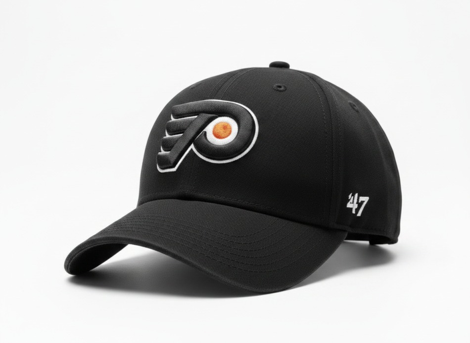 Philadelphia Flyers čepice baseballová kšiltovka NHL ´47 Black Flex