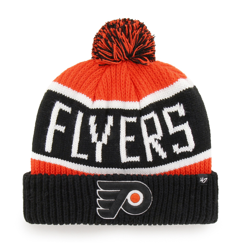 Philadelphia Flyers zimní čepice 47 Brand Calgary Cuff Knit NHL GS19 - Philadelphia Flyers kšiltovky, čepice, rukavice