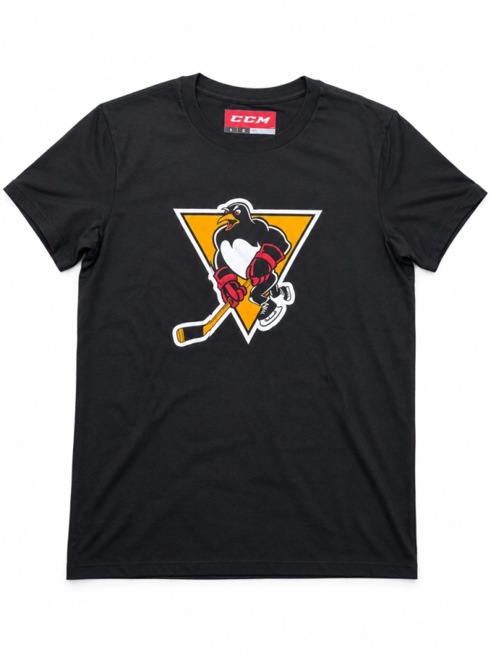 Dámské tričko Pittsburgh Penguins NHL Secondary Logo - Pittsburgh Penguins dámské oblečení