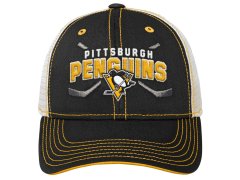 Pittsburgh Penguins čepice baseballová kšiltovka Lockup Meshback Adjustable