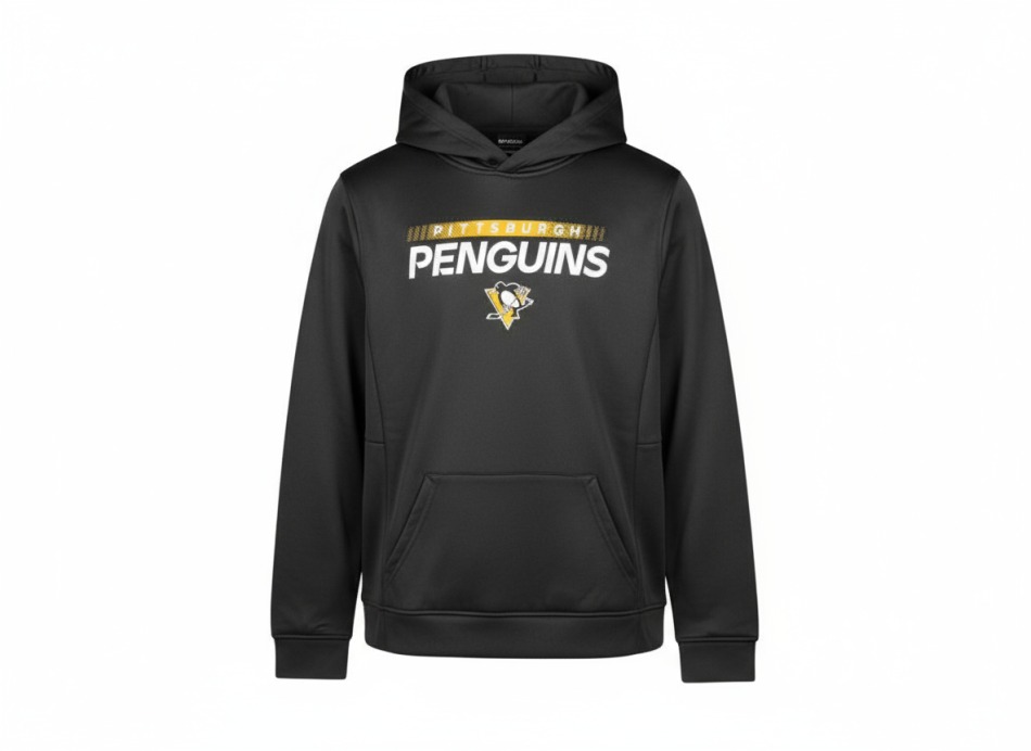 Pittsburgh Penguins dětská mikina s kapucí Authentic Pro Hood Po Hoodie