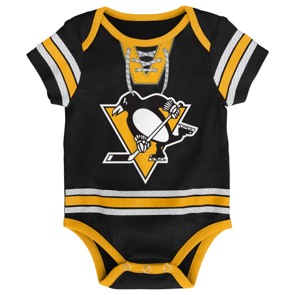 Pittsburgh Penguins dětské body NHL Hockey Pro Creeper – Blank - Pittsburgh Penguins dětské oblečení
