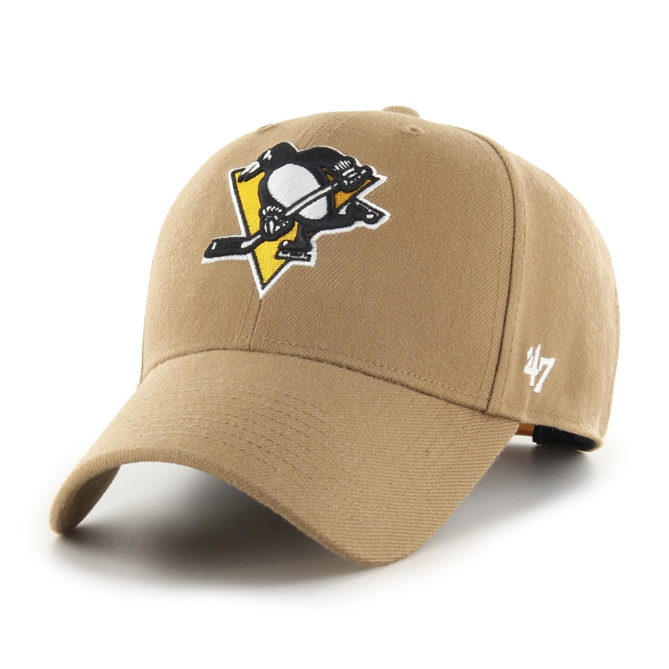 Pittsburgh Penguins čepice baseballová kšiltovka 47 MVP SNAPBACK NHL camel beige - Pittsburgh Penguins kšiltovky, čepice, rukavice