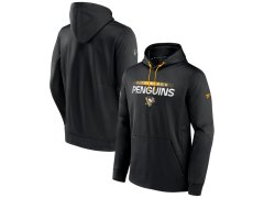 Pittsburgh Penguins pánská mikina s&nbsp;kapucí RINK Performance Black-Yellow Gold