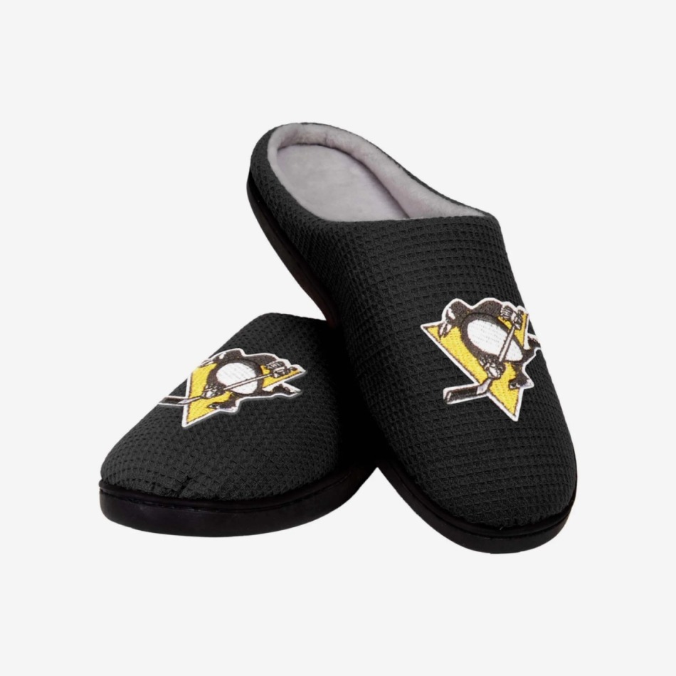 Pittsburgh Penguins pánské pantofle NHL Memory Foam Slide Slipper - Pittsburgh Penguins ostatní modní doplňky