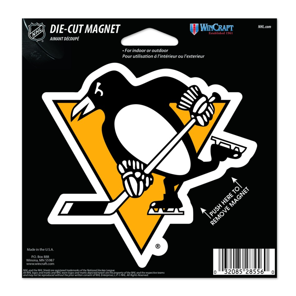 Pittsburgh Penguins magnetka Die Cut - Pittsburgh Penguins ostatní suvenýry
