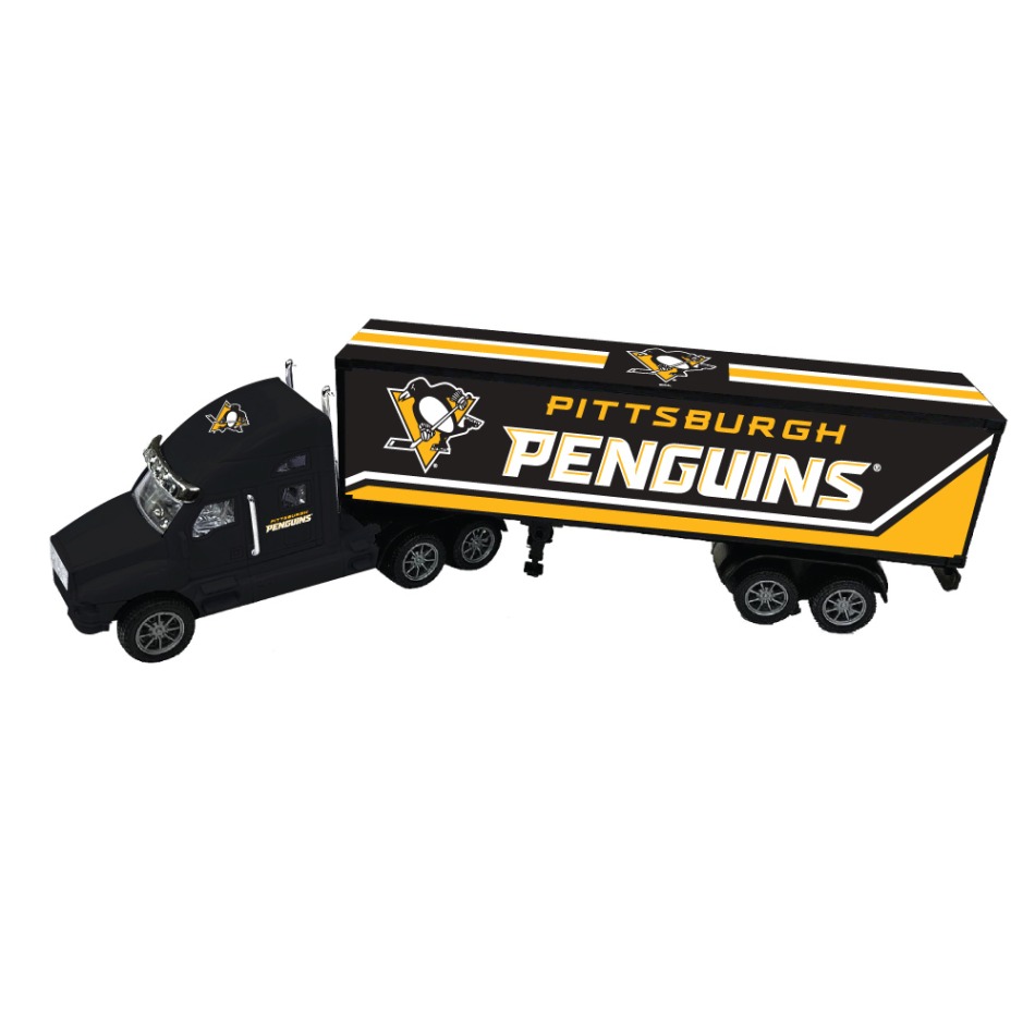 Pittsburgh Penguins kamion 18-Wheeler Big Rig Truck Black - Pittsburgh Penguins ostatní suvenýry
