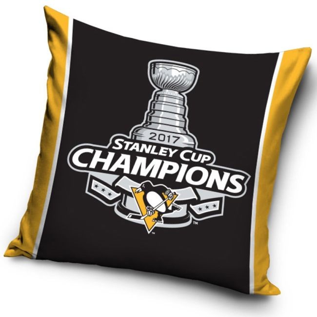 Polštářek Stanley Cup Champions 2017 Pittsburgh - Pittsburgh Penguins Ostatní