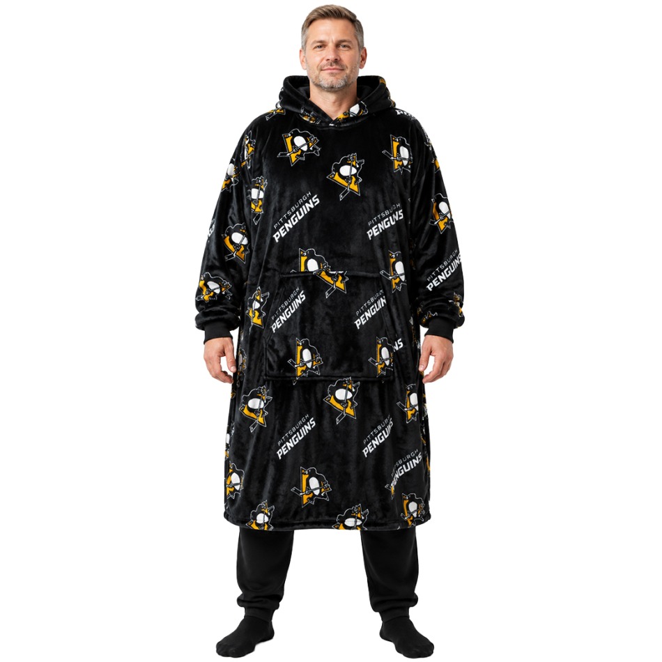Mikinová deka Pittsburgh Penguins NHL - Pittsburgh Penguins povlečení, ručníky, deky