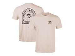 Pittsburgh Penguins pánské tričko NHL Levelwear Richmond Stained Glass T-Shirt - Khaki 7750085