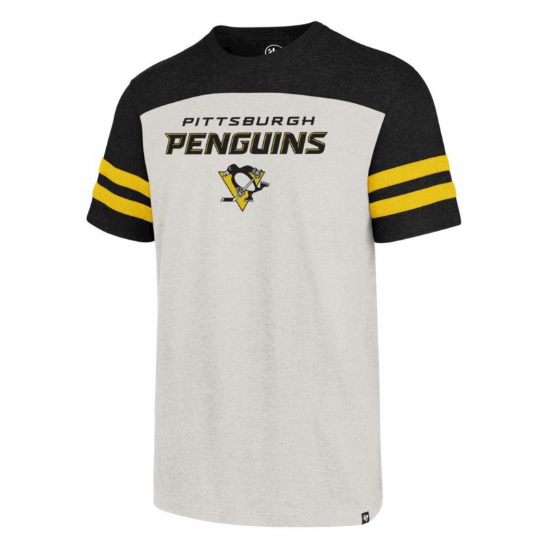 Pittsburgh Penguins pánské tričko Endgame 47 Club Tri-Colored Tee - Pittsburgh Penguins trička, polo trička, košile