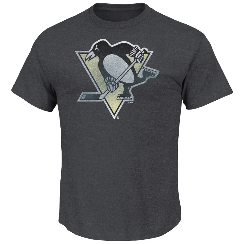 Pittsburgh Penguins pánské tričko Pigment Dyed grey