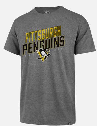 Pittsburgh Penguins pánské tričko 47 Echo gray