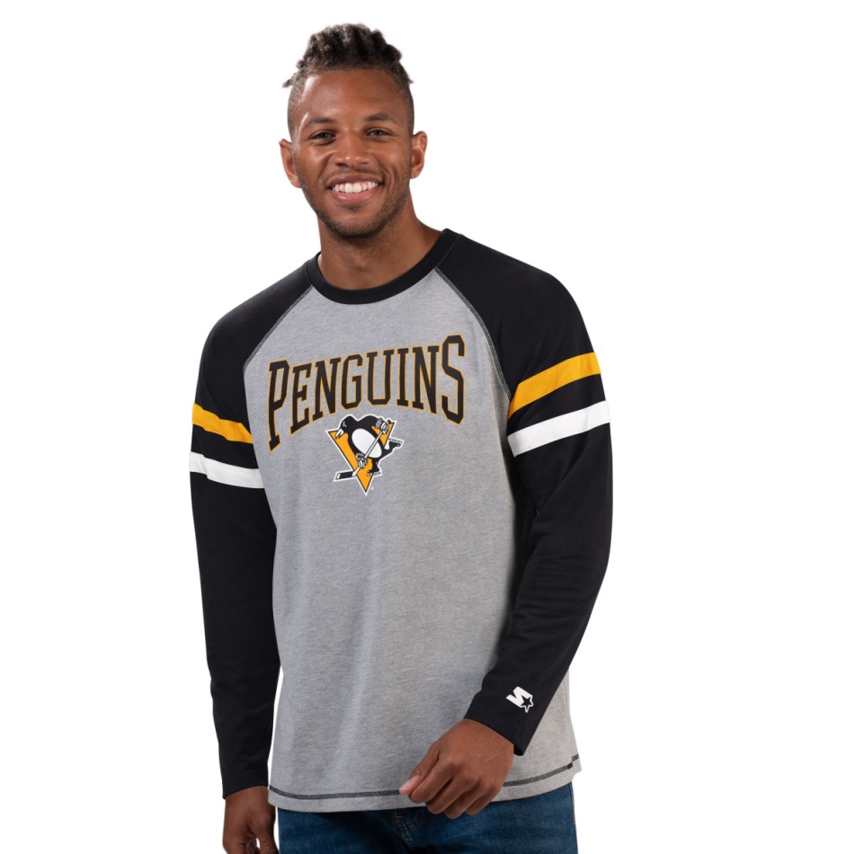 Pittsburgh Penguins pánské tričko NHL Longsleeve T-Shirt - Pittsburgh Penguins trička, polo trička, košile