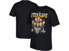 Tričko Reebok 2017 Stanley Cup Champions Caricature T-Shirt - Black Pittsburgh