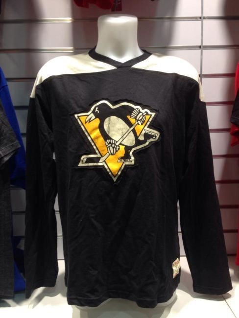 Tričko Long Sleeve Crew 15 Pittsburgh - Pittsburgh Penguins Trička