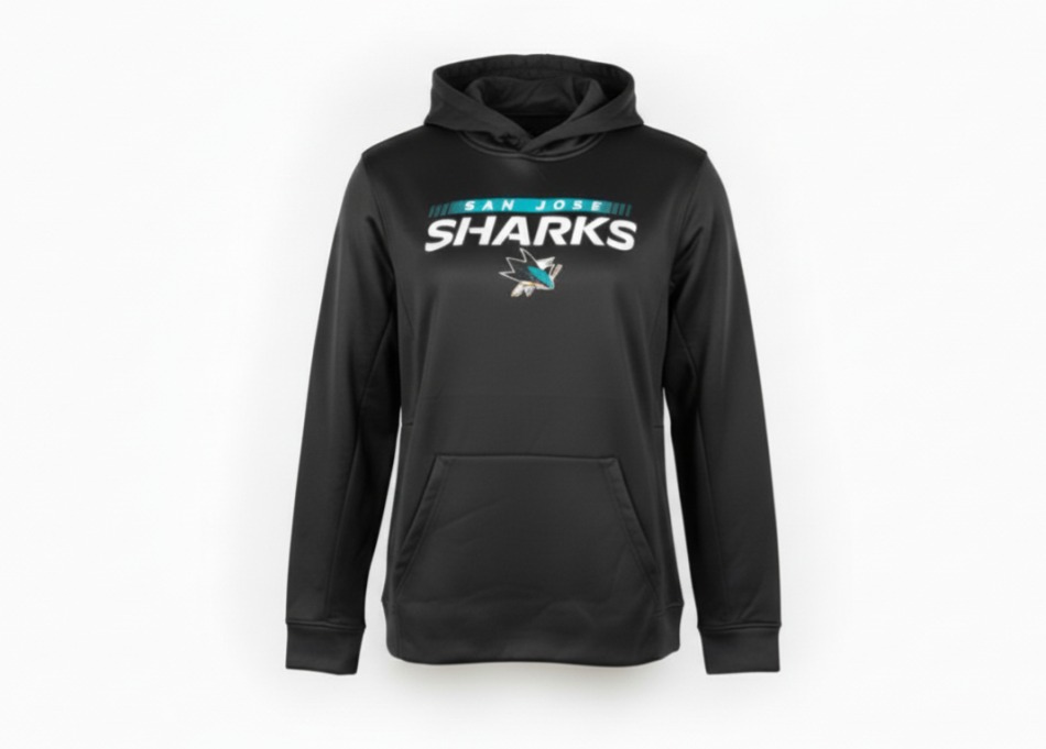 San Jose Sharks dětská mikina s kapucí Authentic Pro Hood Po Hoodie