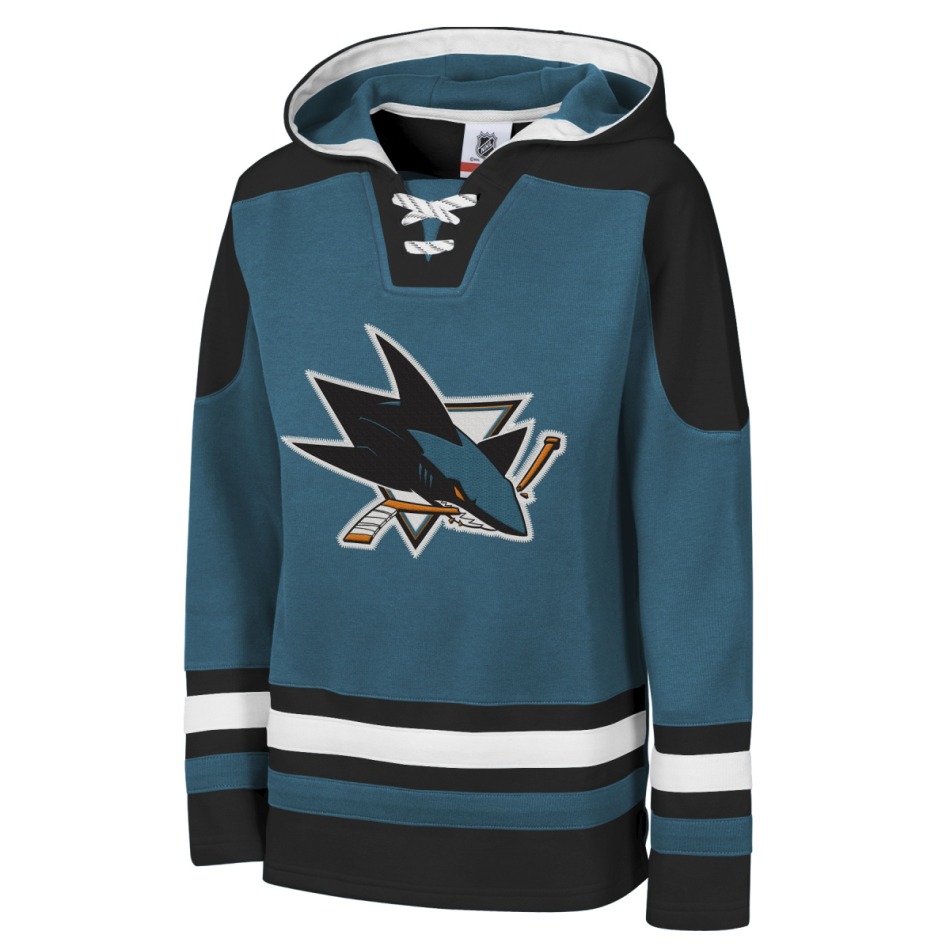 San Jose Sharks dětská mikina s&nbsp;kapucí NHL Ageless Must Have – Home Pullover - San Jose Sharks dětské oblečení