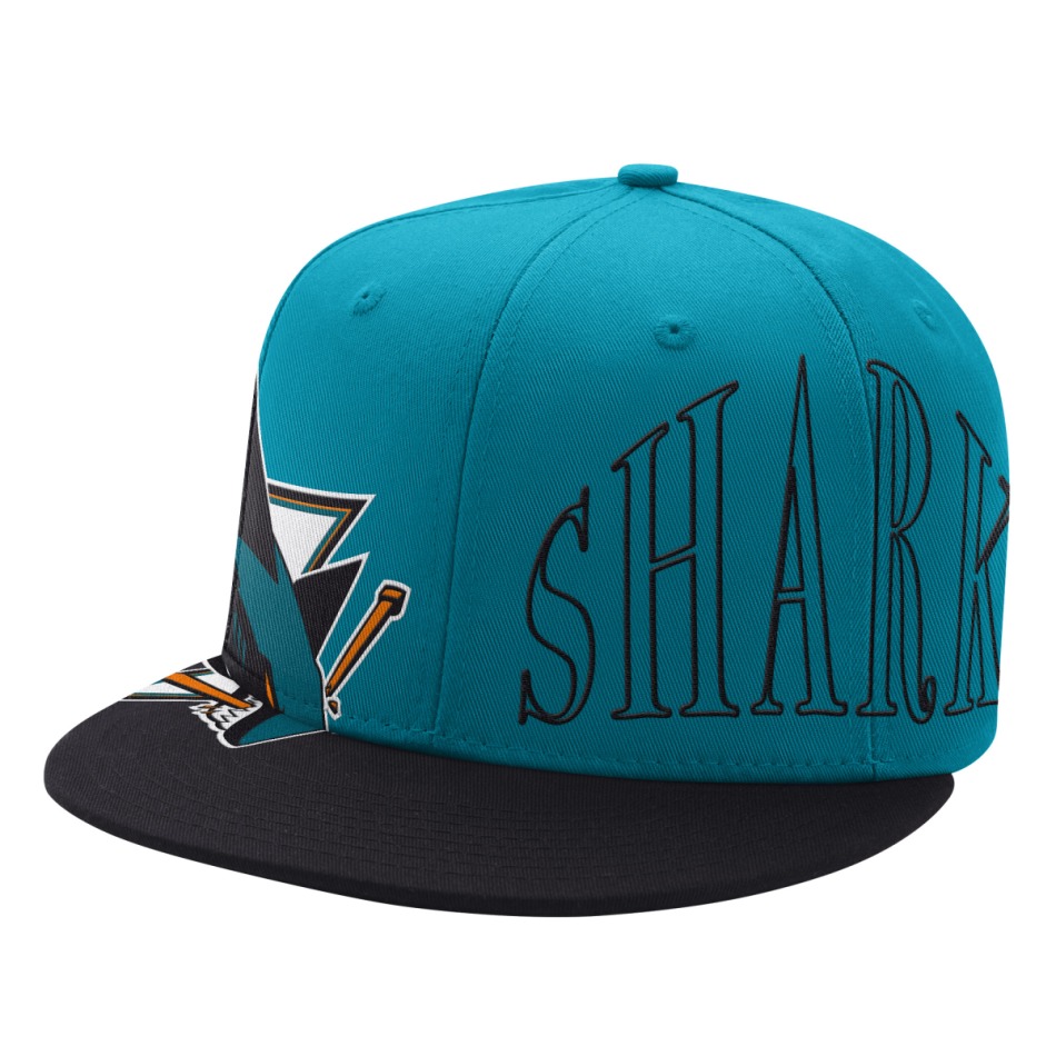 San Jose Sharks čepice flat kšiltovka Big Fan - San Jose Sharks kšiltovky, čepice, rukavice