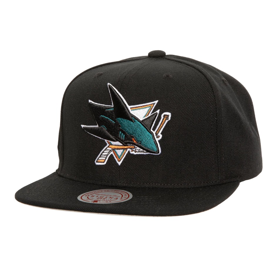 San Jose Sharks čepice flat kšiltovka Conference Patch Snapback - San Jose Sharks kšiltovky, čepice, rukavice