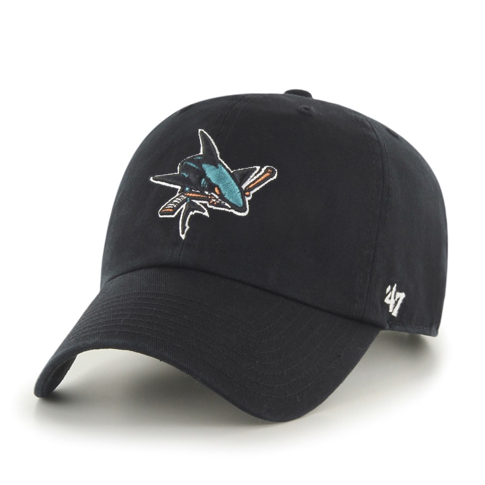 San Jose Sharks čepice baseballová kšiltovka Clean Up Sajsha black