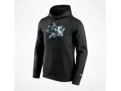 San Jose Sharks pánská mikina s&nbsp;kapucí Chrome Graphic Hoodie Black