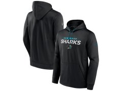 San Jose Sharks pánská mikina s&nbsp;kapucí RINK Performance Black-Active Blue