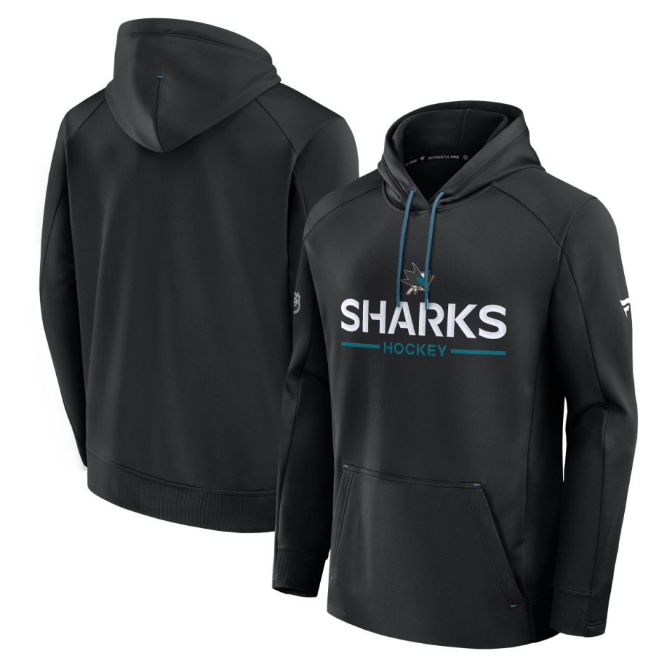 San Jose Sharks pánská mikina s kapucí Authentic Pro Rink Poly Fleece POH