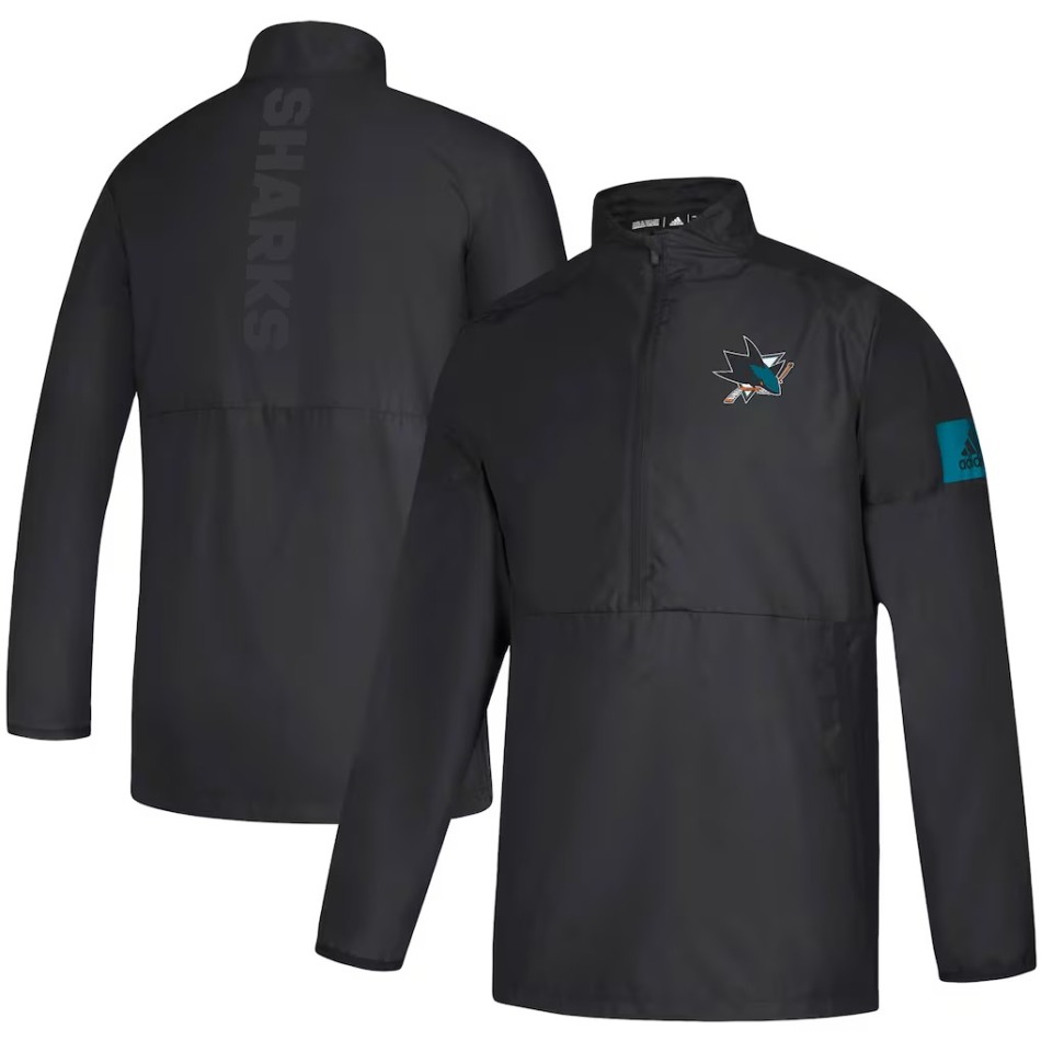 San Jose Sharks pánská bunda NHL Authentic Pro Game Mode 1/4 - Zip - San Jose Sharks mikiny, bundy, kalhoty