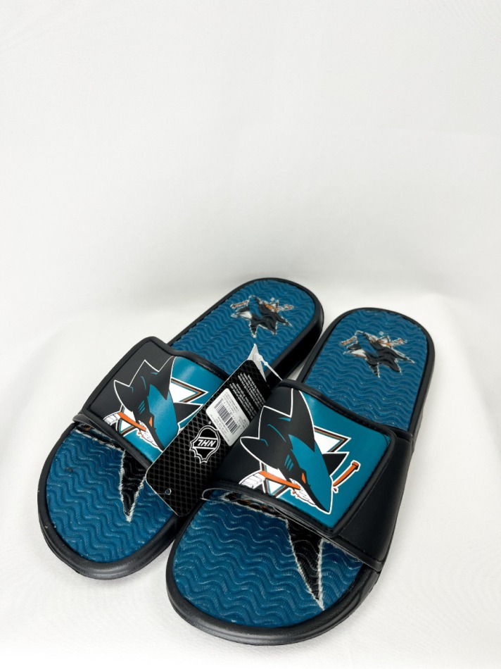 San Jose Sharks pánské pantofle Colorblock Slipper - San Jose Sharks ostatní modní doplňky
