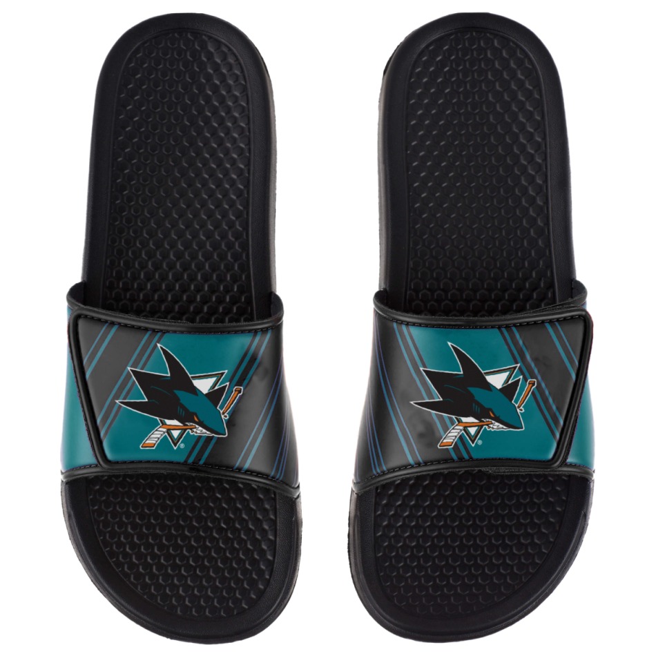 San Jose Sharks pánské pantofle Legacy Velcro Sport Slide Slipper - San Jose Sharks ostatní modní doplňky