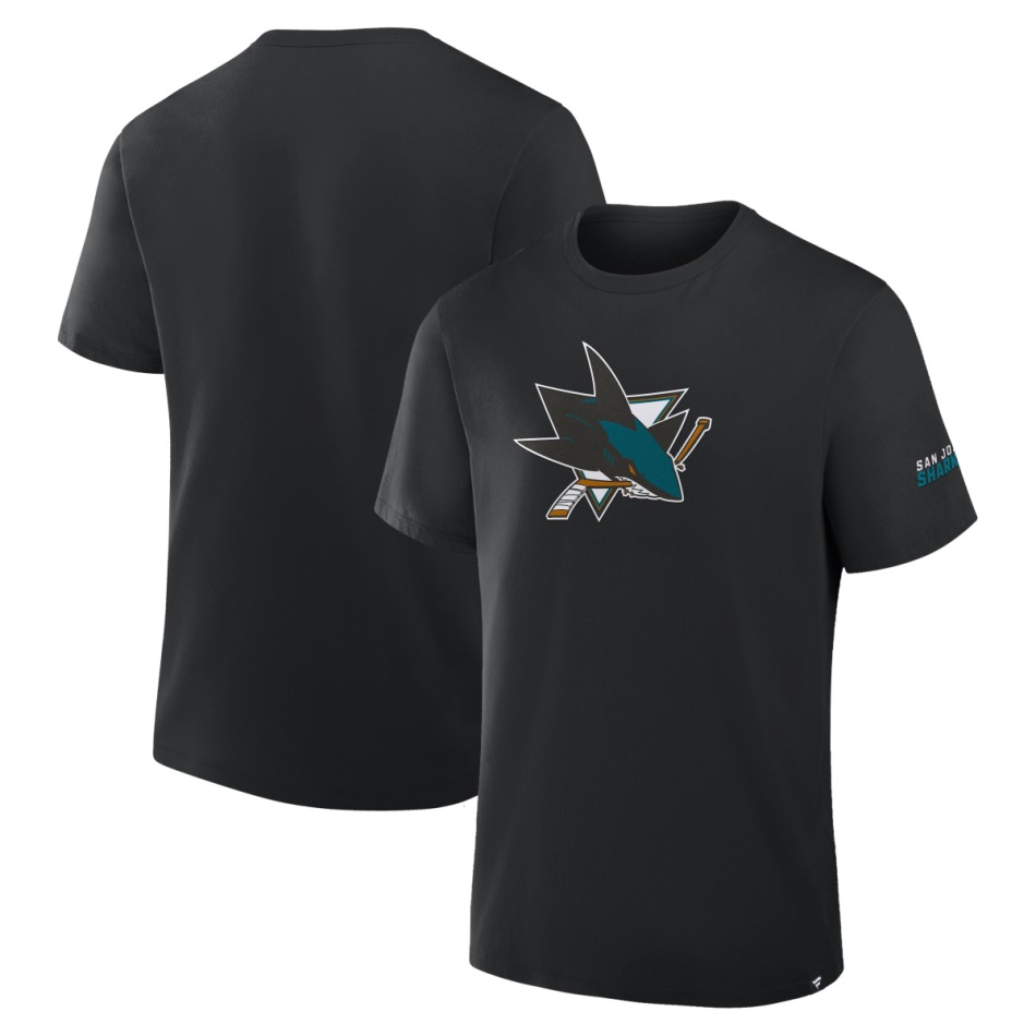 San Jose Sharks pánské tričko Hat Trick black