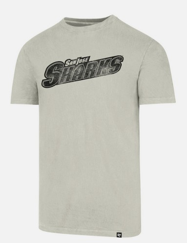 San Jose Sharks pánské tričko Imprint 47 splitter white - San Jose Sharks trička, polo trička, košile