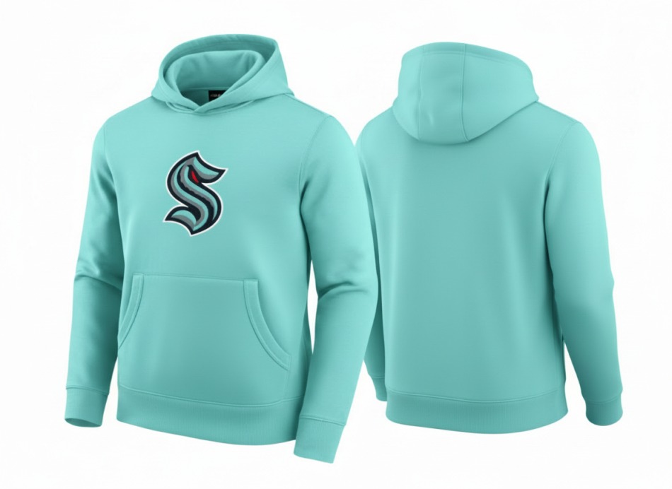 Seattle Kraken dětská mikina s kapucí Prime Logo Pullover Fleece