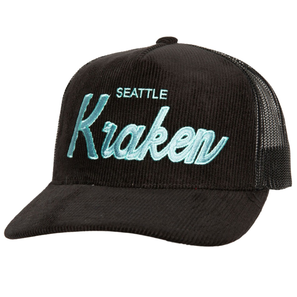 Seattle Kraken čepice baseballová kšiltovka NHL Times Up Trucker black - Seattle Kraken kšiltovky, čepice, rukavice