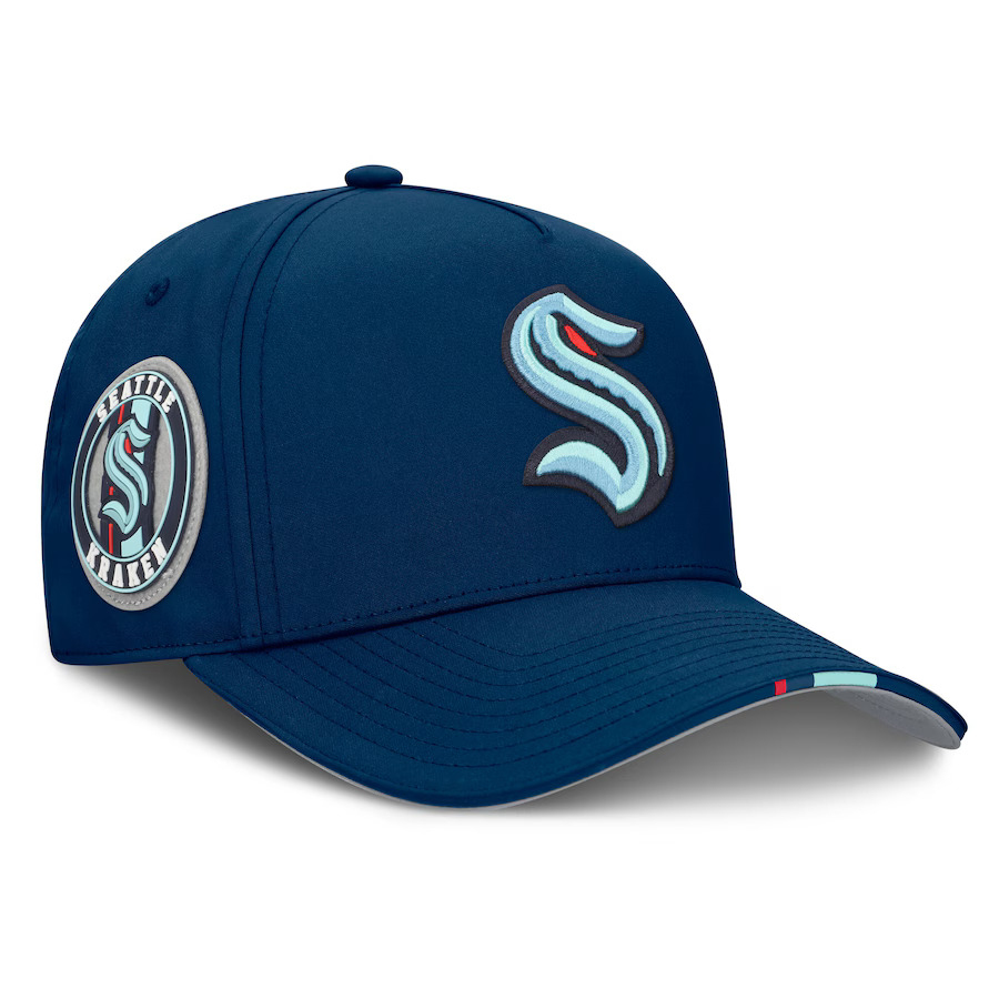 Seattle Kraken čepice baseballová kšiltovka 2025 Draft Authentic Pro Structured Adjustable - Seattle Kraken kšiltovky, čepice, rukavice