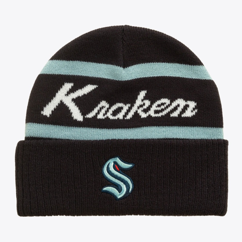 Seattle Kraken zimní čepice NHL Head Coach Knit - Seattle Kraken kšiltovky, čepice, rukavice