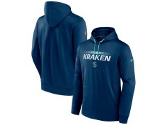 Seattle Kraken pánská mikina s&nbsp;kapucí Traditional Navy-Icy Blue