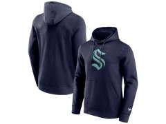 Seattle Kraken pánská mikina s&nbsp;kapucí Logo Graphic Hoodie Maritime Blue