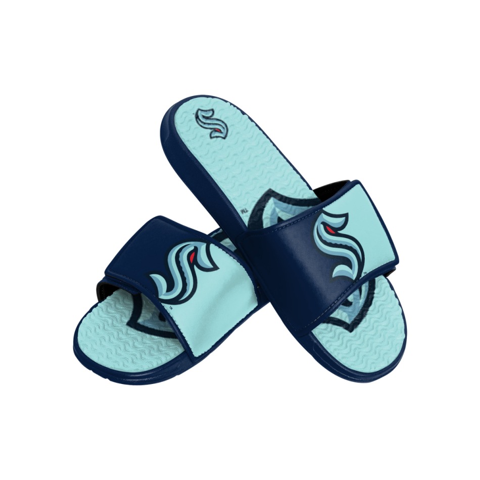 Seattle Kraken pánské pantofle Colorblock Slipper - Seattle Kraken ostatní modní doplňky