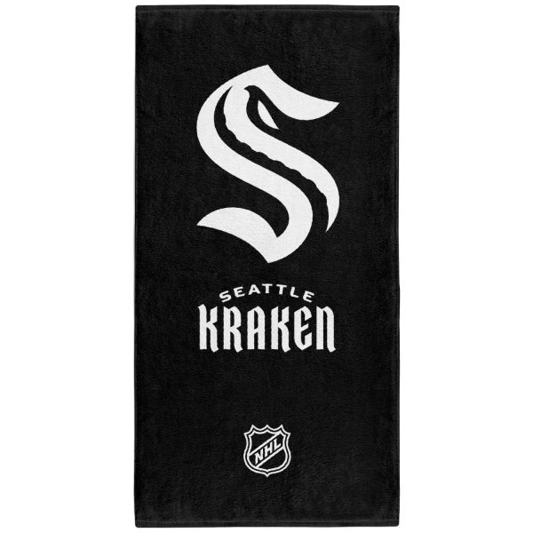 Seattle Kraken osuška Classic black - Seattle Kraken povlečení, ručníky, deky