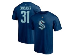 Seattle Kraken pánské tričko Philipp Grubauer #31 Authentic Stack Name & Number