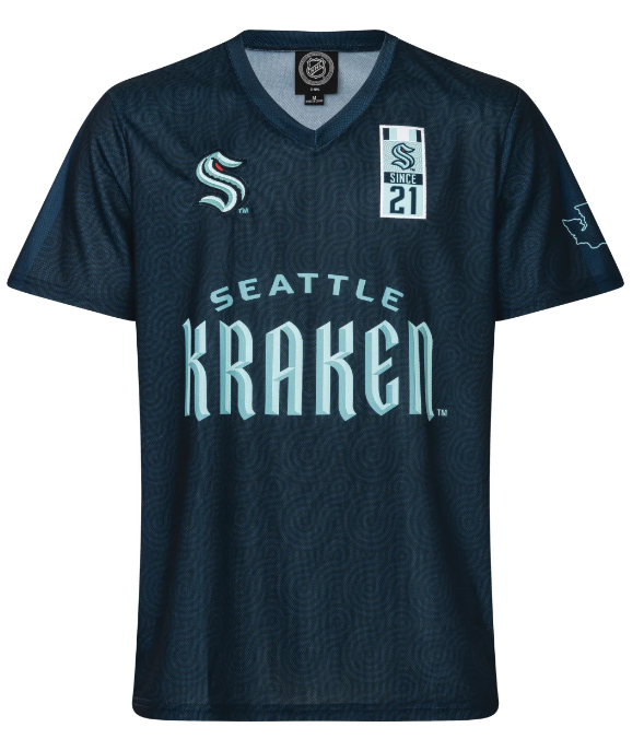Seattle Kraken pánské tričko Soccer Style Jersey - Seattle Kraken trička, polo trička, košile