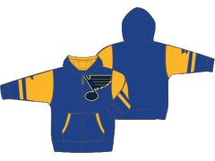 St. Louis Blues dětská mikina s&nbsp;kapucí Faceoff Colorblocked Fleece Full-Zip